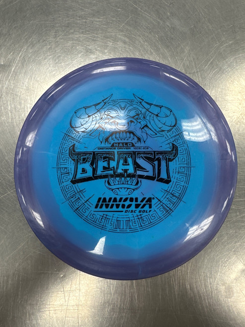 Vist Large View of Product Image Which is Used Innova HALO STAR BEAST Disc Golf Driver Royal Blue