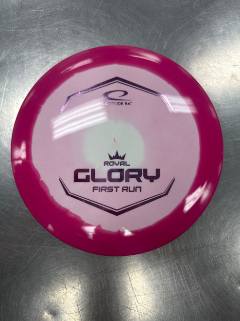 Vist Large View of Product Image Which is Used Latitude 64 ROYAL GLORY FIRST RUN Disc Golf Driver Pink