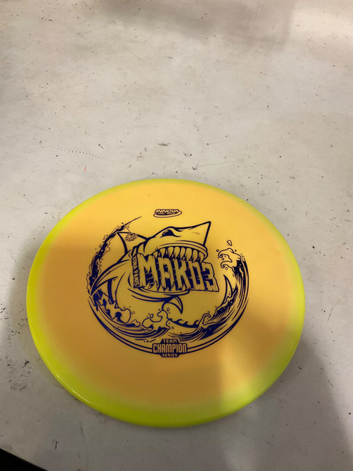 Vist Large View of Product Image Which is Used Innova MAKO 3 Disc Golf Putter Yellow