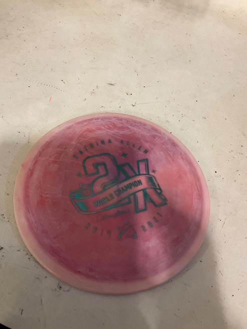 Vist Large View of Product Image Which is Used Prodigy WORLD CHAMPION Disc Golf Driver Pink