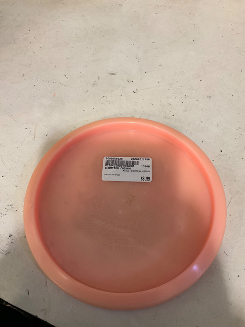 Vist Large View of Product Image Which is Used CHAMPION CAIMAN Disc Golf Mid Range Orange