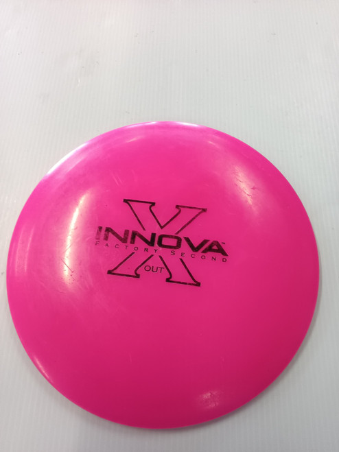 Vist Large View of Product Image Which is Used Innova X OUT Disc Golf Driver Pink