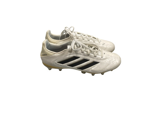 Vist Large View of Product Image Which is Used Adidas Soccer Cleats White Senior 8