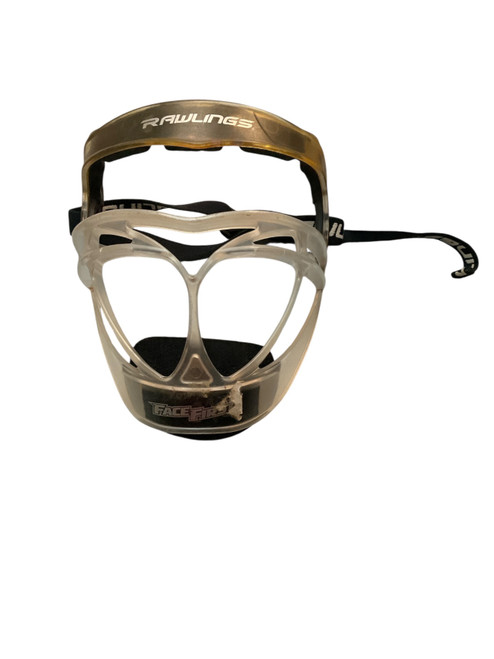 Vist Large View of Product Image Which is Used Rawlings FIELDERS MASK BB/SB Fielders Mask Grey SM