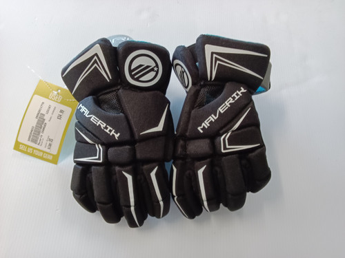 Vist Large View of Product Image Which is Used Maverik CHARGER Lacrosse Gloves Mens Black XS