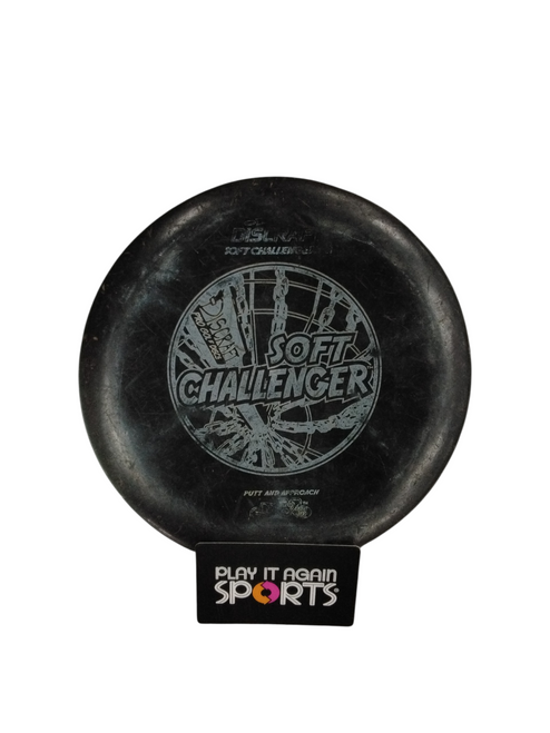 Vist Large View of Product Image Which is Used Discraft SOFT CHALLENGER PFN Disc Golf Putter Black