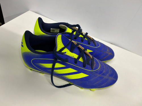 Vist Large View of Product Image Which is Used Adidas Soccer Cleats Royal Blue Senior 6