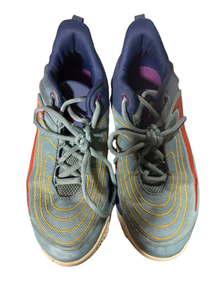 Vist Large View of Product Image Which is Used Nike Basketball Shoes Y Carolina Blue Junior 05.5