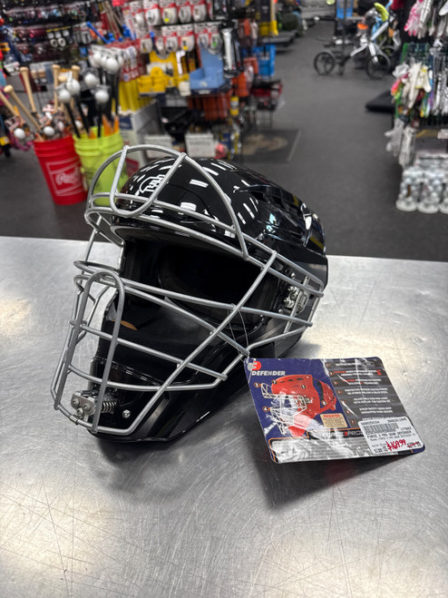 Vist Large View of Product Image Which is New FORCE 3 PRO GEAR DEFENDER V3 Catchers Helmet w/Mask Black Adult
