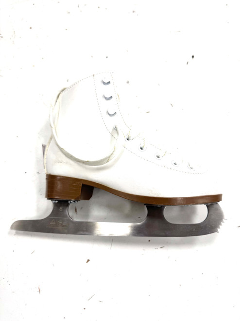 Vist Large View of Product Image Which is Used DBX JR 1 Girls Figure Skate White Junior 01