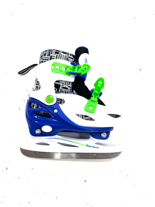Vist Large View of Product Image Which is Used XINO ADJ YTH 10-13 Boys Softboot Skate White Adjustable