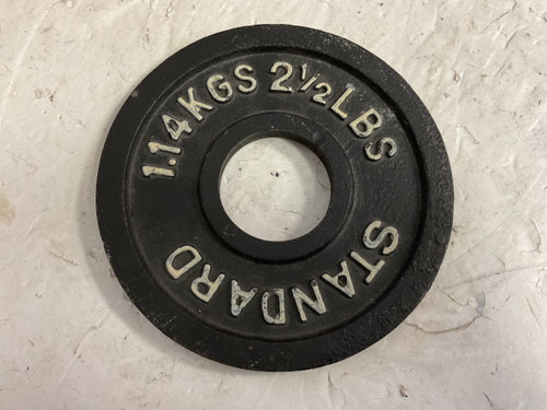 Vist Large View of Product Image Which is Used Olympic Plate Black 2.5 lb