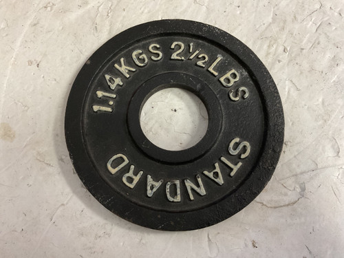 Vist Large View of Product Image Which is Used Olympic Plate Black 2.5 lb