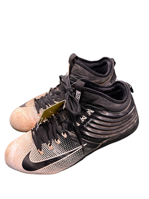 Vist Large View of Product Image Which is Used Nike FLYWIRE METAL CLEATS BB/SB Cleats Black Senior 12