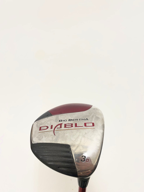 Vist Large View of Product Image Which is Used Callaway BIG BERTHA DIABLO Mens Fairway Wood RH 3 Wood