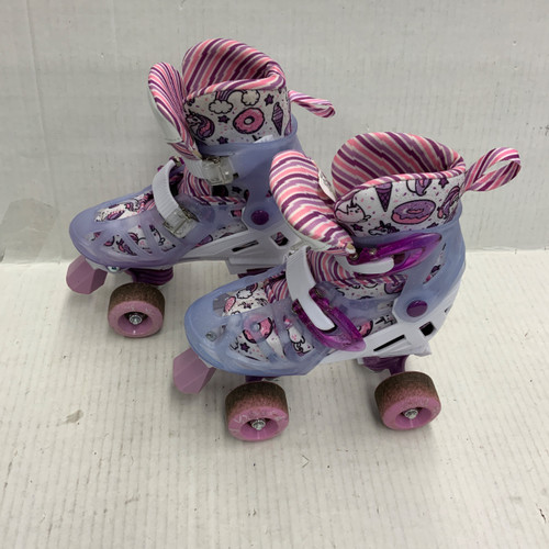 Vist Large View of Product Image Which is Used RollerDerby 12-2 Junior Roller Quad Skates White Adjustable