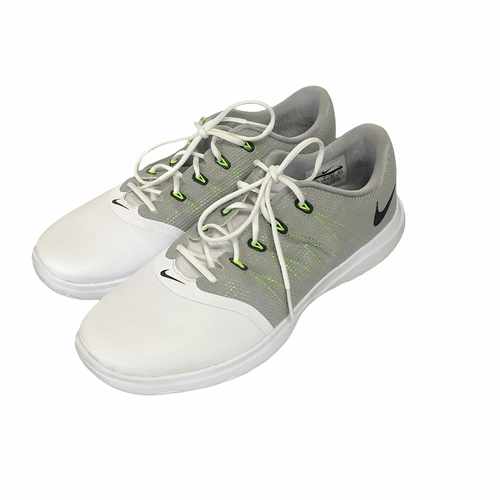 Vist Large View of Product Image Which is Used Nike LUNARLON Mens Golf Shoes White Senior 9.5