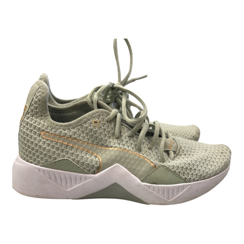 Vist Large View of Product Image Which is Used Puma Running/X-Train Shoes Y Green Senior 5