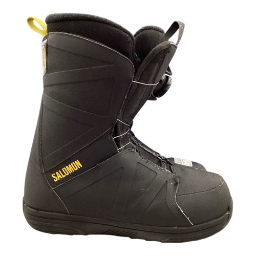 Vist Large View of Product Image Which is Used Salomon FACTION RTL BOA SZ 10.5 Mens Snowboard Boots Black Senior 10.5