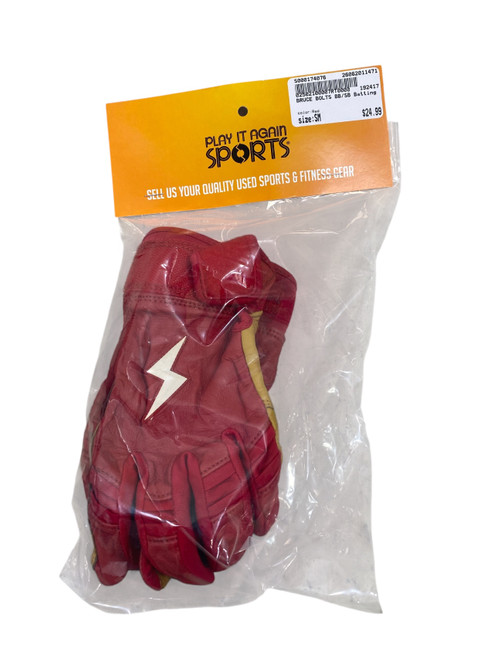 Vist Large View of Product Image Which is Used BB/SB Batting Gloves Red SM