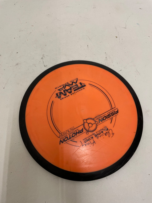Vist Large View of Product Image Which is Used MVP FISSION PHOTON Disc Golf Driver Coral