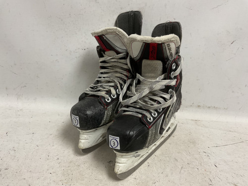 Vist Large View of Product Image Which is Used Bauer VAPOR X60 Junior Hockey Skate White/Black/Red Junior 03