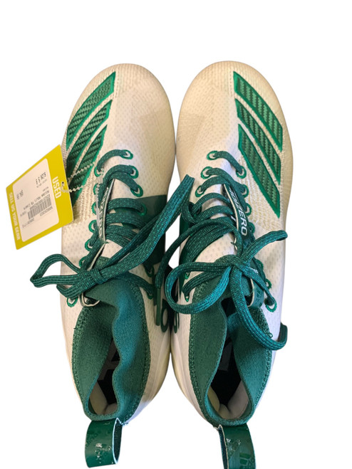 Vist Large View of Product Image Which is Used Adidas Adult FB Cleats White Senior 8