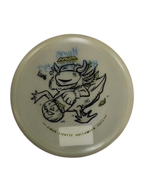 Vist Large View of Product Image Which is Used MVP S. LIZOTTE LIZOTTL GLOW HEX Disc Golf Mid Range Beige