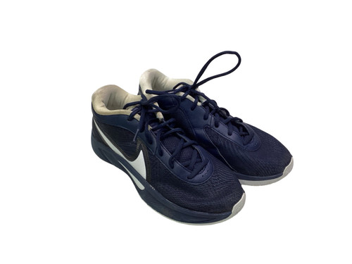 Vist Large View of Product Image Which is Used Nike Basketball Shoes M Navy Blue Senior 7.5