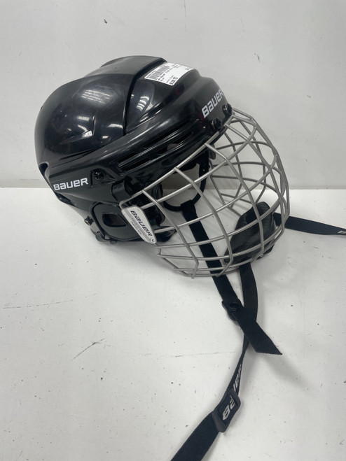 Vist Large View of Product Image Which is Used Bauer 2100 Helmet Cage Combo Black MD