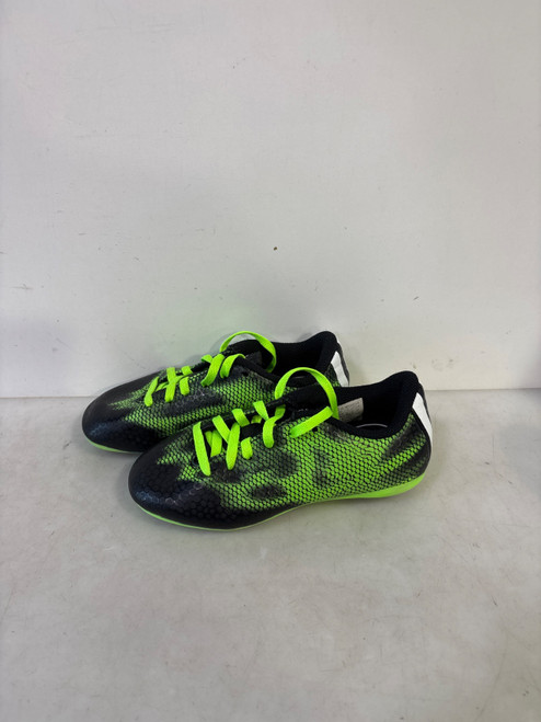 Vist Large View of Product Image Which is Used Adidas Soccer Cleats Black Youth 12.0