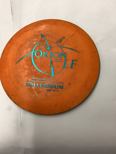 Vist Large View of Product Image Which is 175g Used Sirius ORION Disc Golf Driver Orange