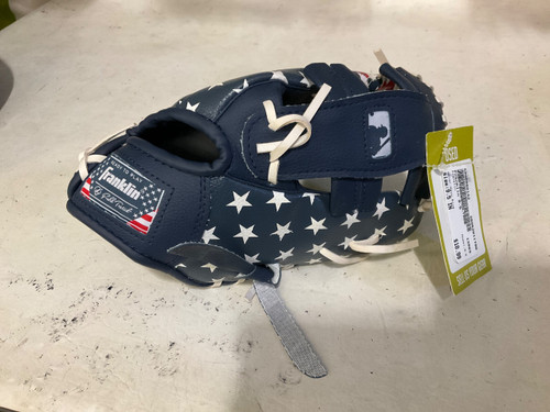 Vist Large View of Product Image Which is Used Franklin 9.5 BB/SB Glove RH Throw Navy Blue 9 1/2"