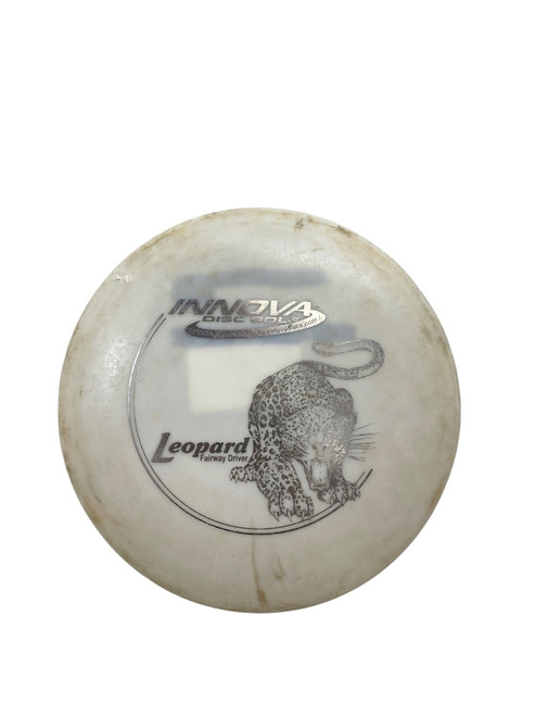 Vist Large View of Product Image Which is Used Innova LEOPARD Disc Golf Driver White