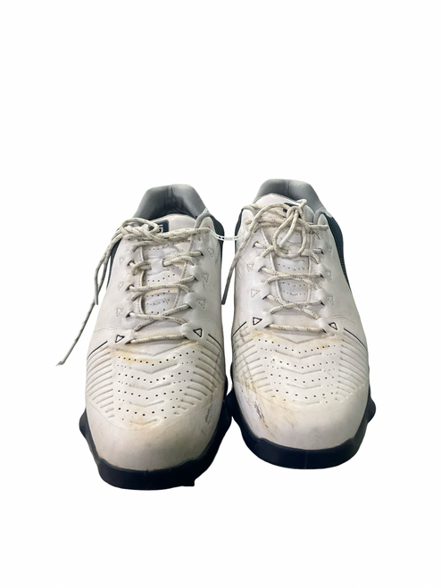 Vist Large View of Product Image Which is Used Under Armour Mens Golf Shoes Navy And White Senior 11