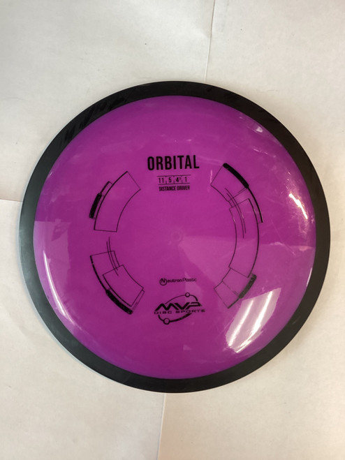 Vist Large View of Product Image Which is Used MVP ORBITAL Disc Golf Driver Purple