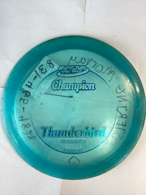 Vist Large View of Product Image Which is Used Innova THUNDERBIRD Disc Golf Driver Royal Blue