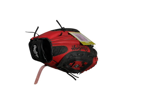 Vist Large View of Product Image Which is Used Rawlings PLAYERS SERIES BB/SB Glove T-ball Red 10"