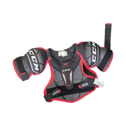 Vist Large View of Product Image Which is Used CCM JETSPEED EDGE JR MD SP Junior Shoulder Pads MD