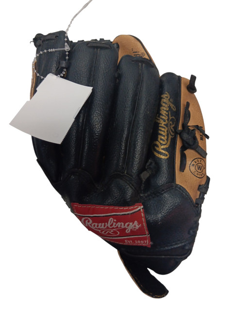 Vist Large View of Product Image Which is Used Rawlings TURN 2 BB/SB Glove T-ball Black 10"