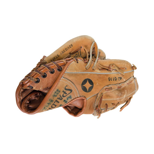 Vist Large View of Product Image Which is Used Spalding RHT GLOVE 11INCH BB/SB Glove RH Throw Brown 11"
