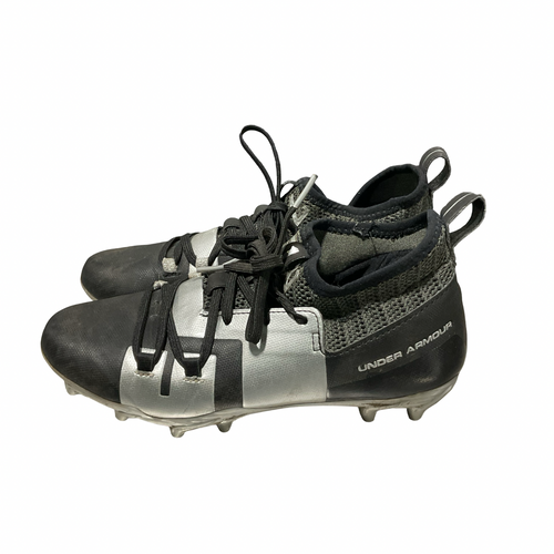 Vist Large View of Product Image Which is Used Under Armour LAX Cleats Mens Black Senior 7