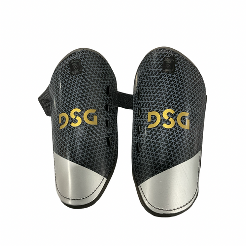 Vist Large View of Product Image Which is Used Dsg Soccer Shin Guards Youth Black MD