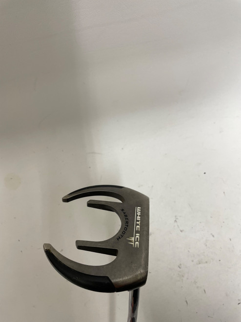 Vist Large View of Product Image Which is Used Odyssey WHITE ICE SABERTOOTH Mens Putter RH
