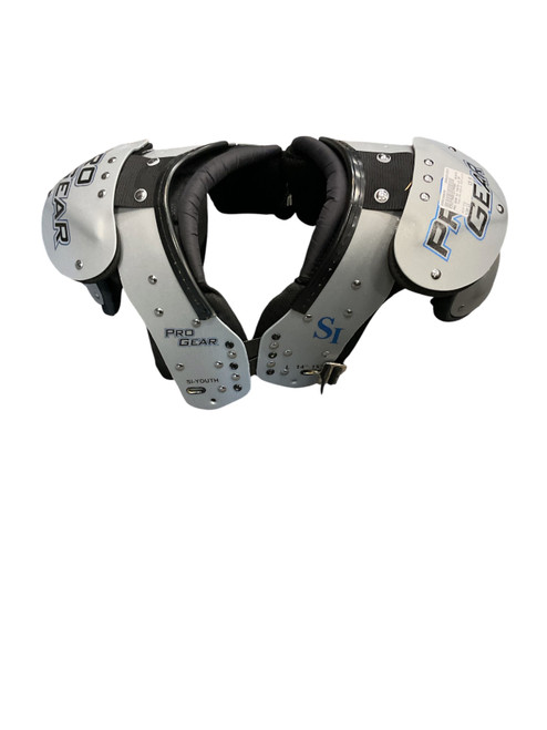 Vist Large View of Product Image Which is Used PRO GEAR SI YOUTH LG SP FB Shoulder Pads Grey LG