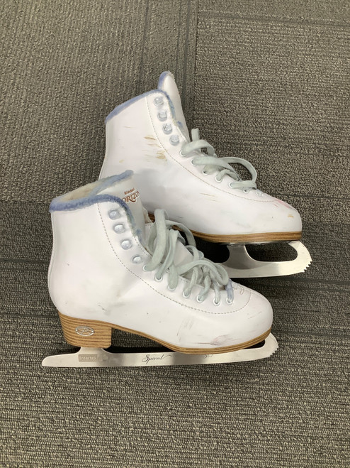 Vist Large View of Product Image Which is Used Riedell HORIZON WomensFigure Skate White Senior 6