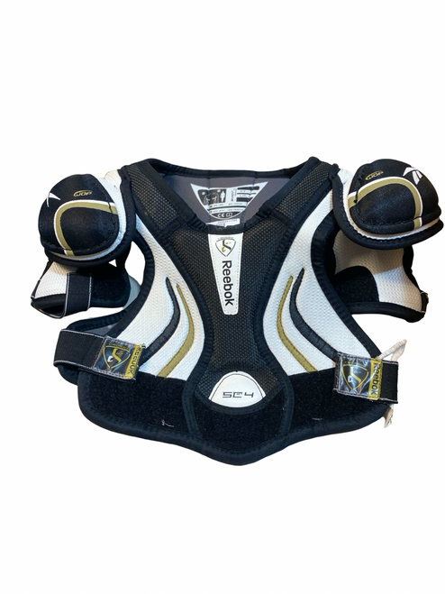 Vist Large View of Product Image Which is Used Reebok SC4 Youth Shoulder Pads LG