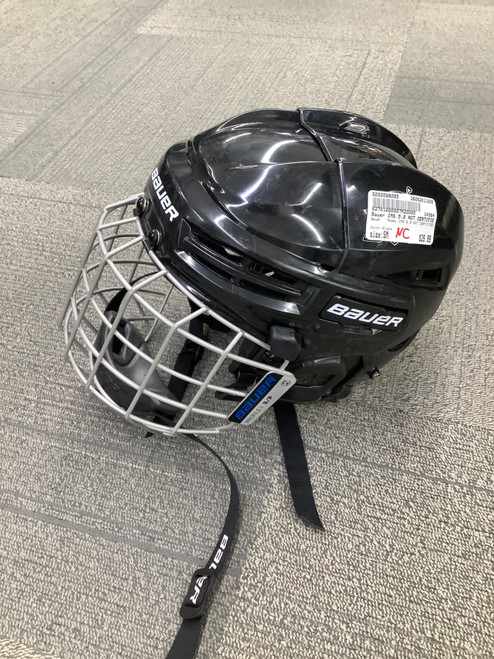 Vist Large View of Product Image Which is Used Bauer IMS 5.0 NOT CERTIFIED Helmet Cage Combo Black SM