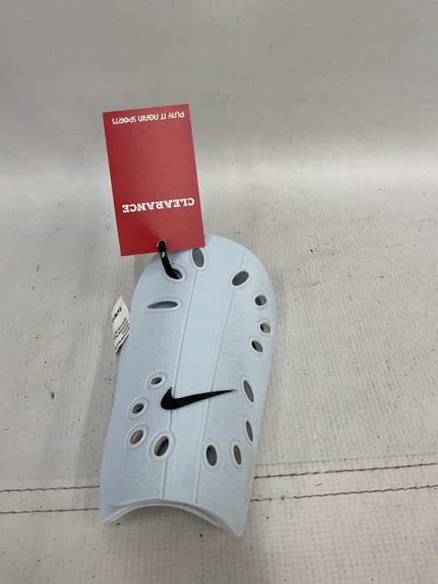 Vist Large View of Product Image Which is Used Nike Soccer Shin Guards Youth White LG
