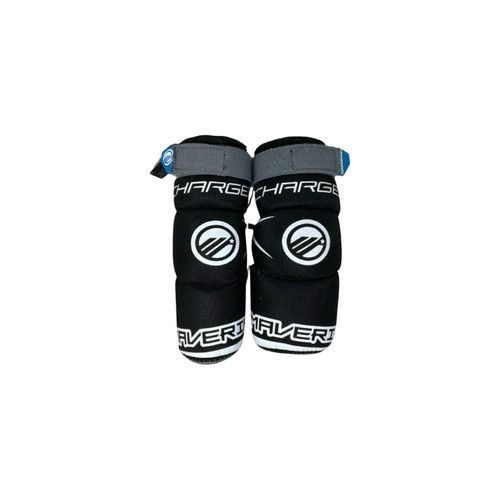 Vist Large View of Product Image Which is Used Maverik CHARGER Lacrosse Arm Pads/Guards Black MD